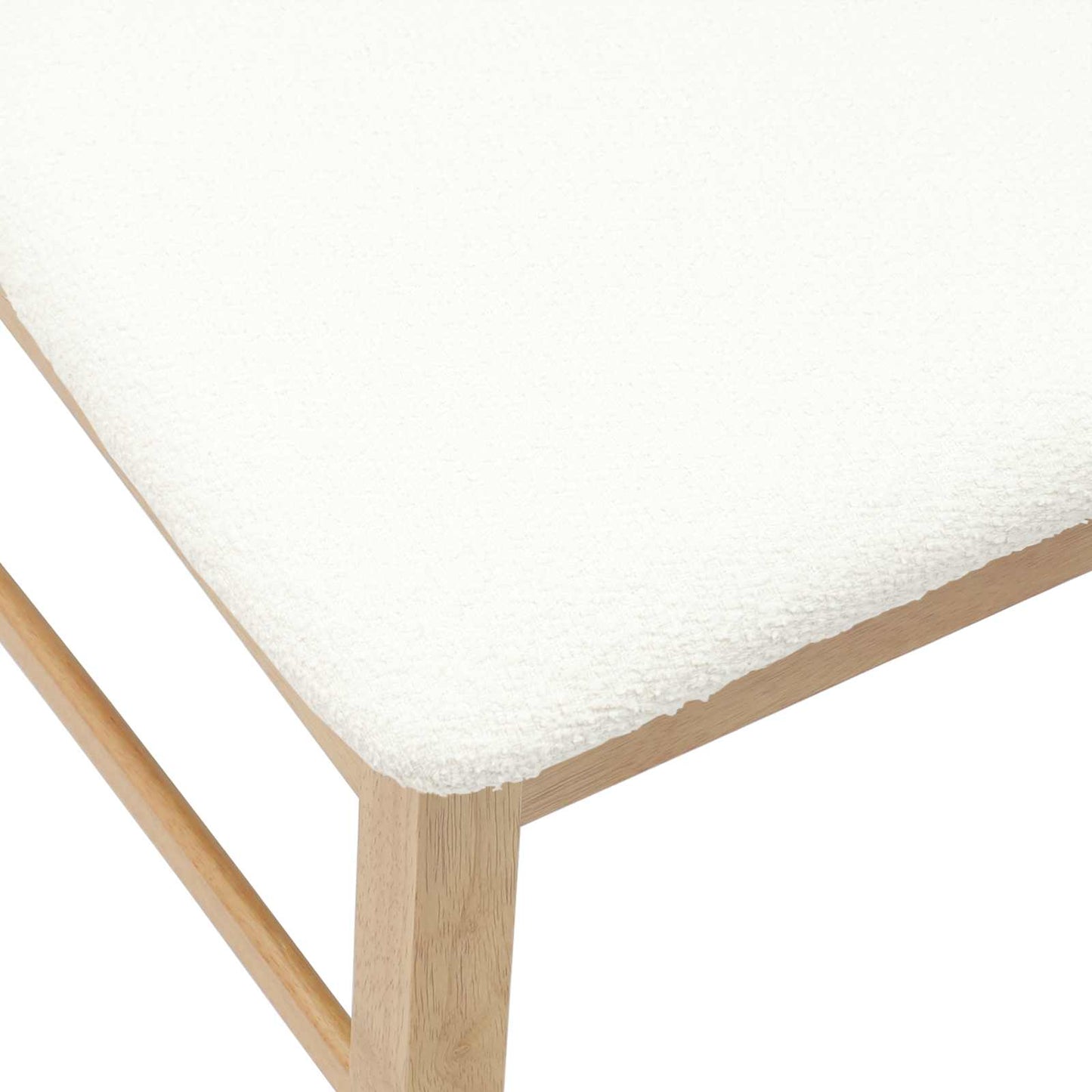 Spisestole 2 stk. Massiv Gummitræ Naturfarvet 43 x 54 x 89 cm