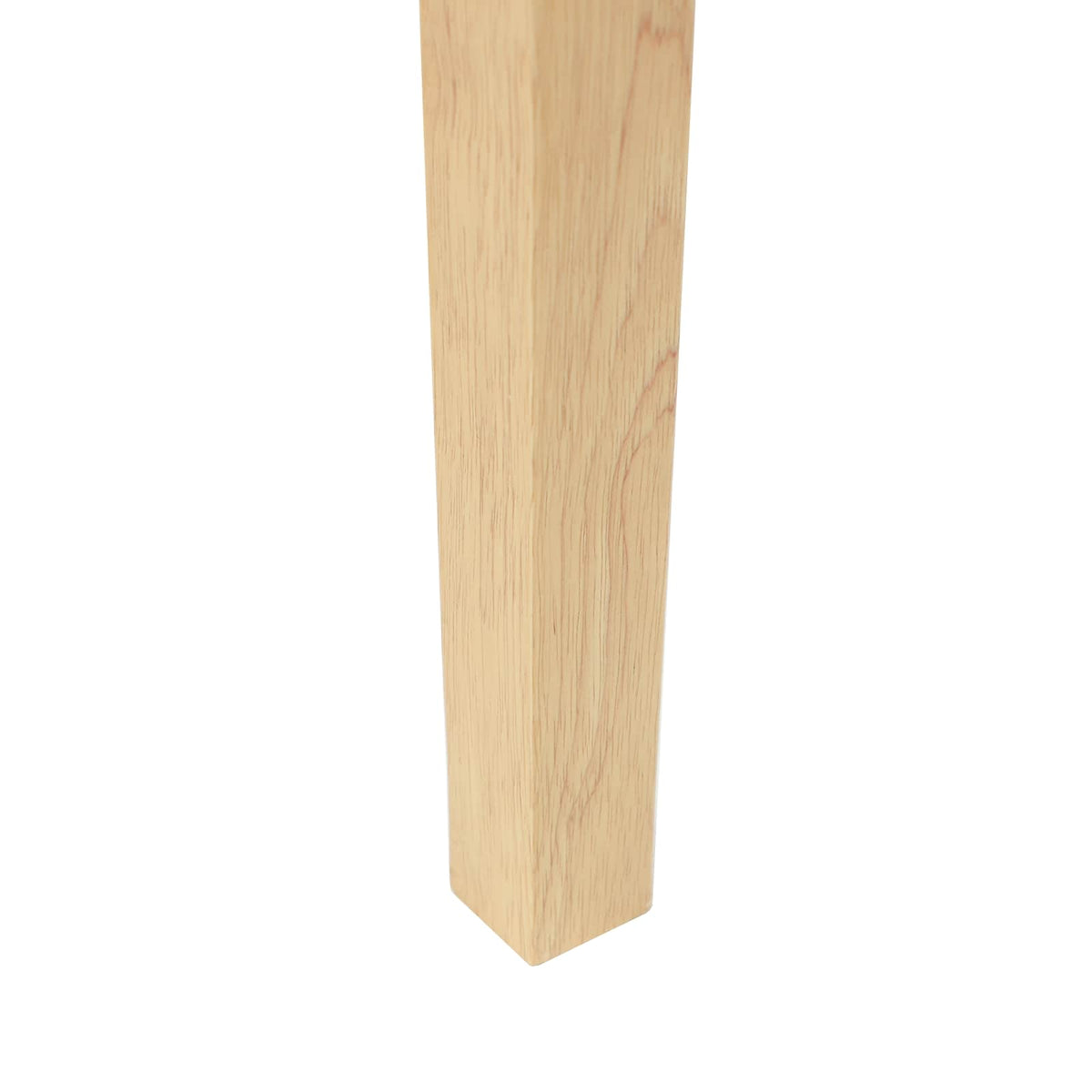 Spisestole 2 stk. Massiv Gummitræ Naturfarvet 50 x 52,5 x 91 cm