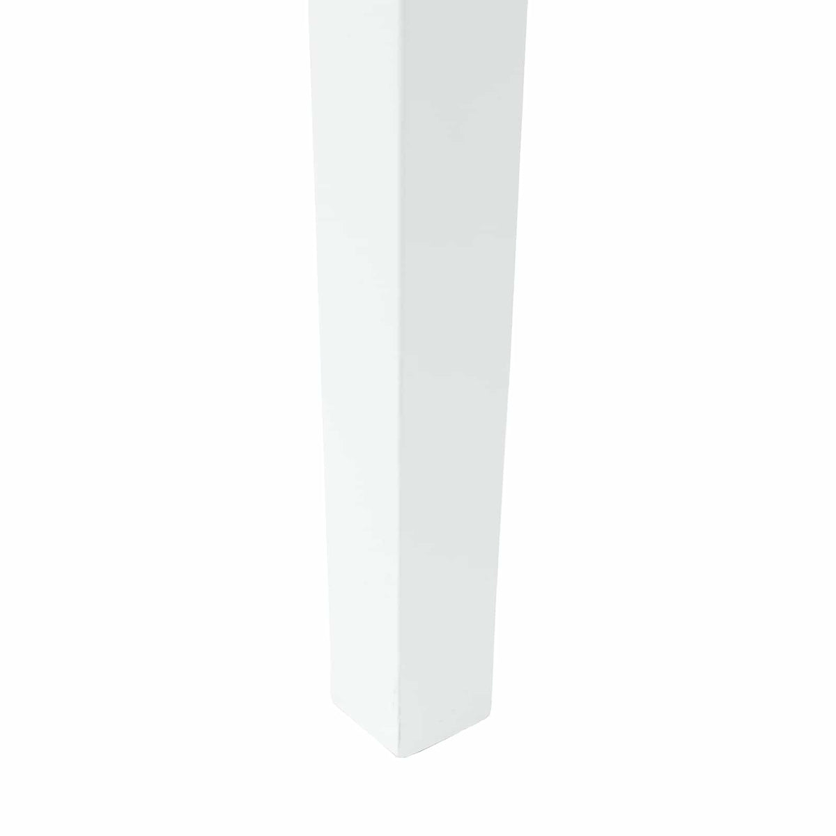 Spisestole 2 stk. Massiv Gummitræ Hvid 50 x 52,5 x 91 cm