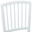 Spisestole 2 stk. Massiv Gummitræ Hvid 50 x 52,5 x 91 cm
