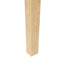Spisestole 2 stk. Massiv Gummitræ Naturfarvet 50 x 52,5 x 91 cm