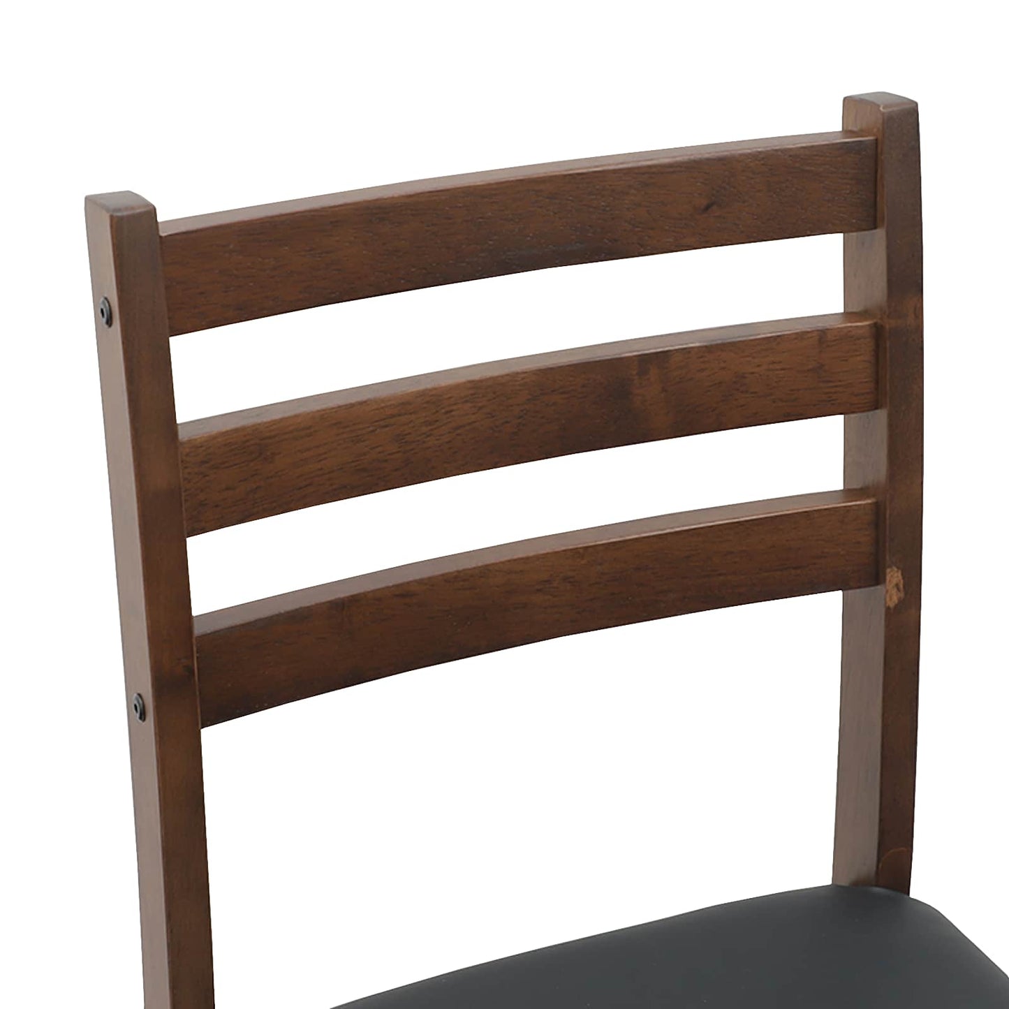 Spisestole 2 stk. Massiv Gummitræ Lys Brun 40 x 47,5 x 99,5 cm