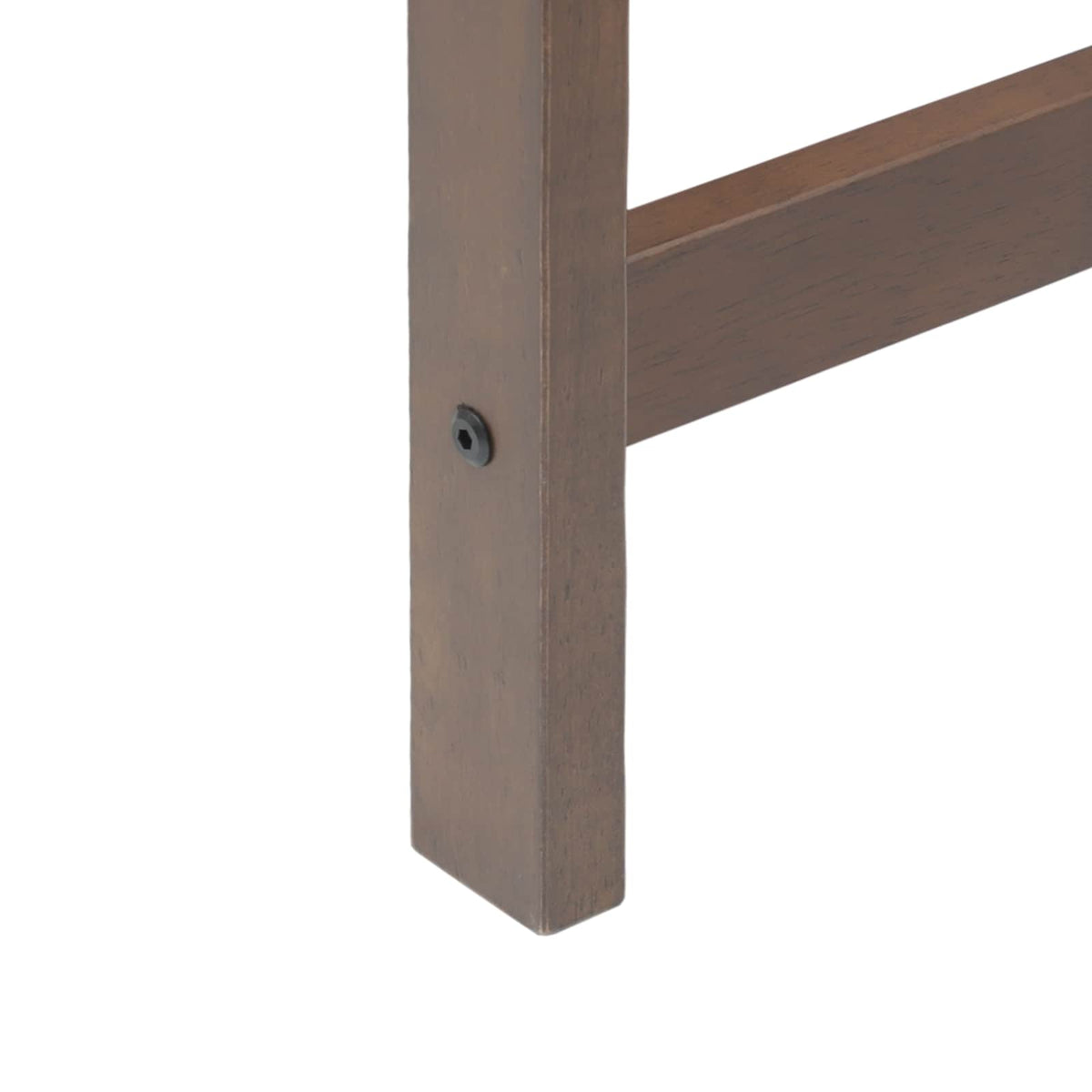 Spisestole 2 stk. Massiv Gummitræ Lys Brun 40 x 47,5 x 99,5 cm