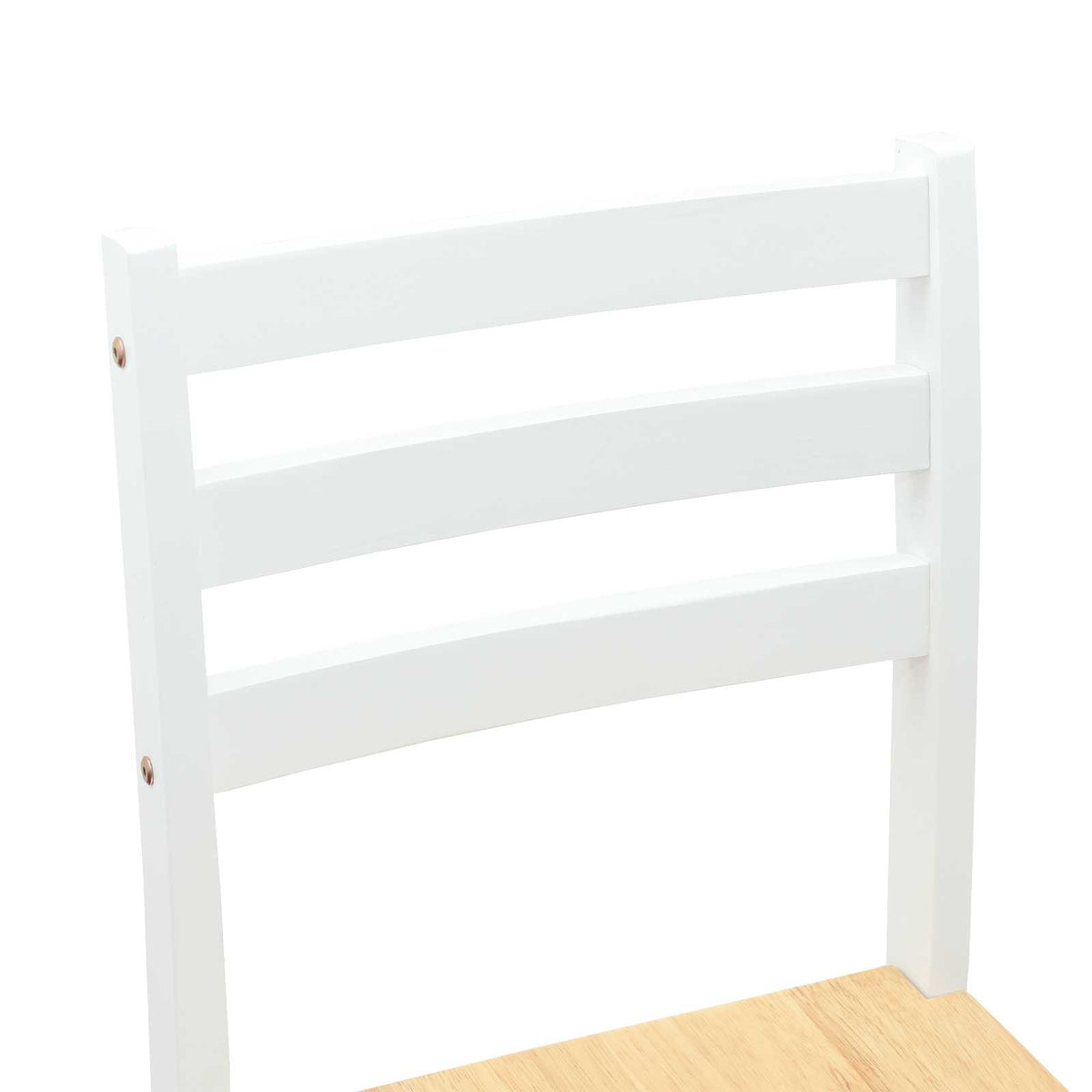 Spisestole 2 stk. Massiv Gummitræ Hvid 40 x 47,5 x 99,5 cm