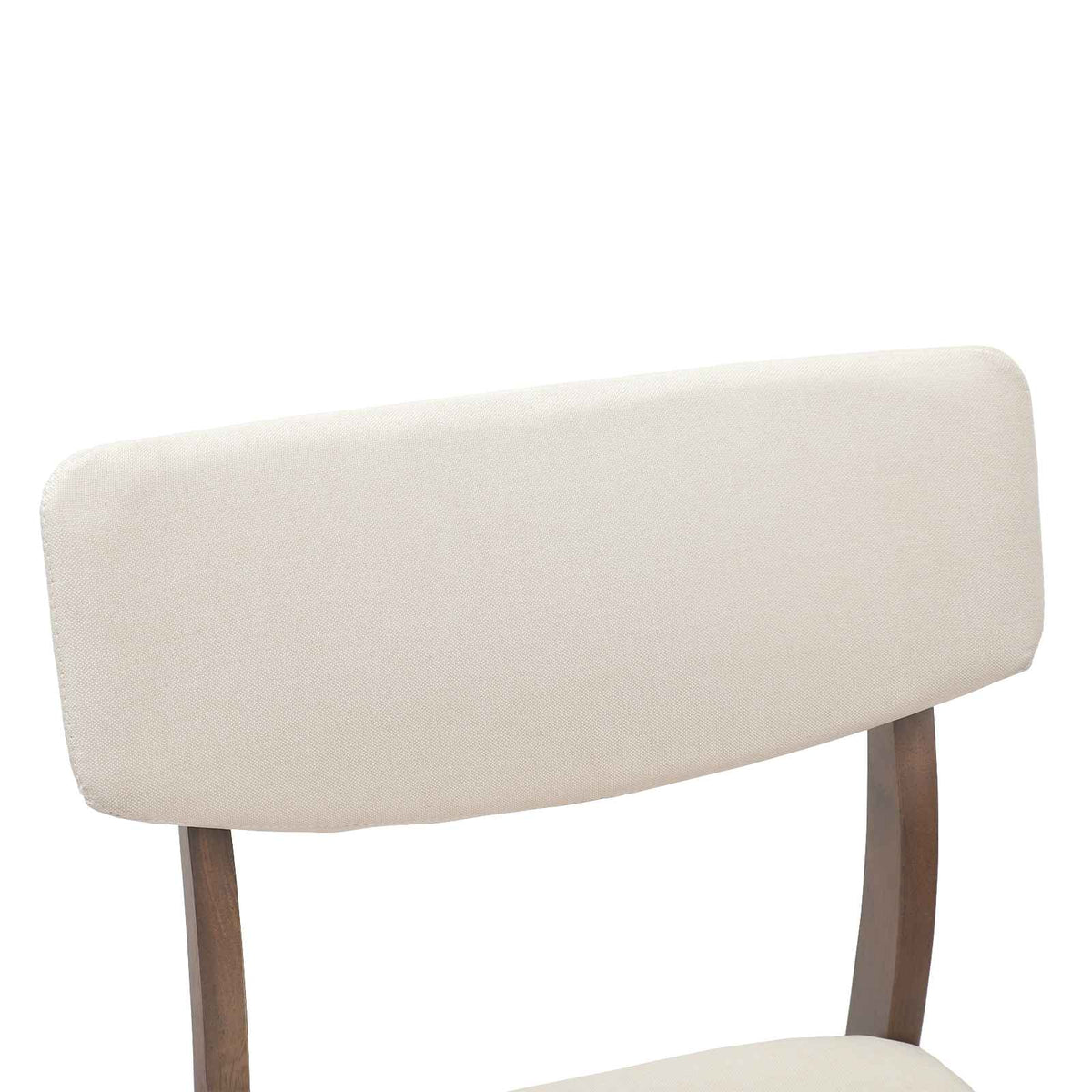 Spisestole 2 stk. Massiv Gummitræ Lys Brun 48 x 49 x 95 cm