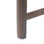 Spisestole 2 stk. Massiv Gummitræ Lys Brun 48 x 49 x 95 cm