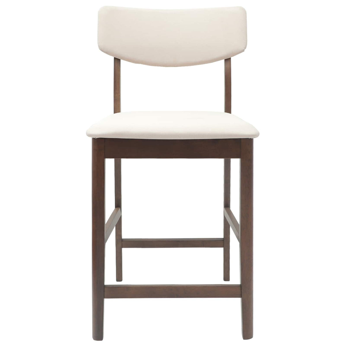 Spisestole 2 stk. Massiv Gummitræ Lys Brun 48 x 49 x 95 cm
