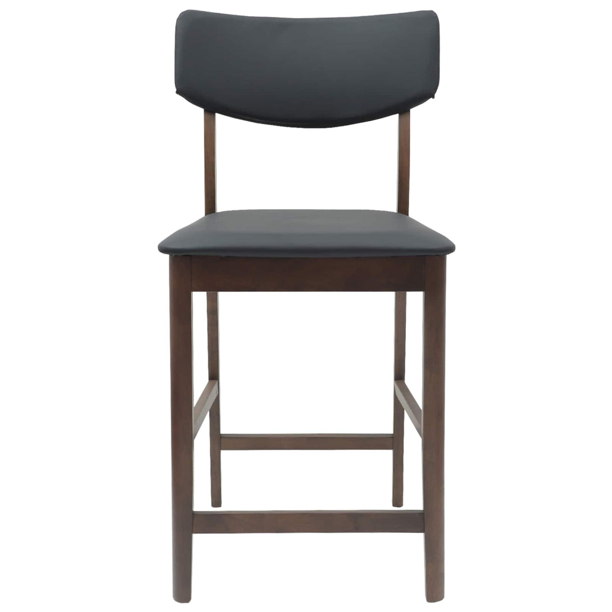 Spisestole 2 stk. Massiv Gummitræ Lys Brun 48 x 49 x 95 cm