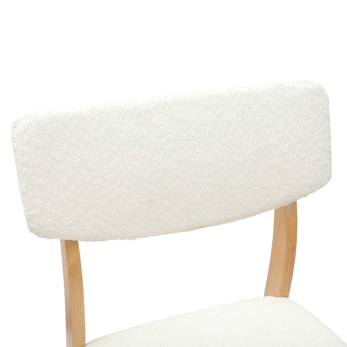 Spisestole 2 stk. Massiv Gummitræ Naturfarvet 48 x 49 x 95 cm