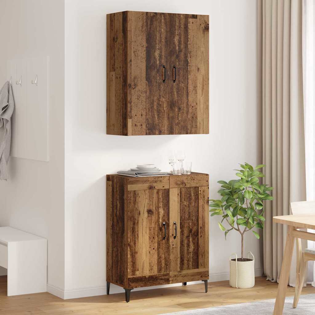 Highboard Gammelt træ 69,5 x 34 x 180 cm Konstrueret træ