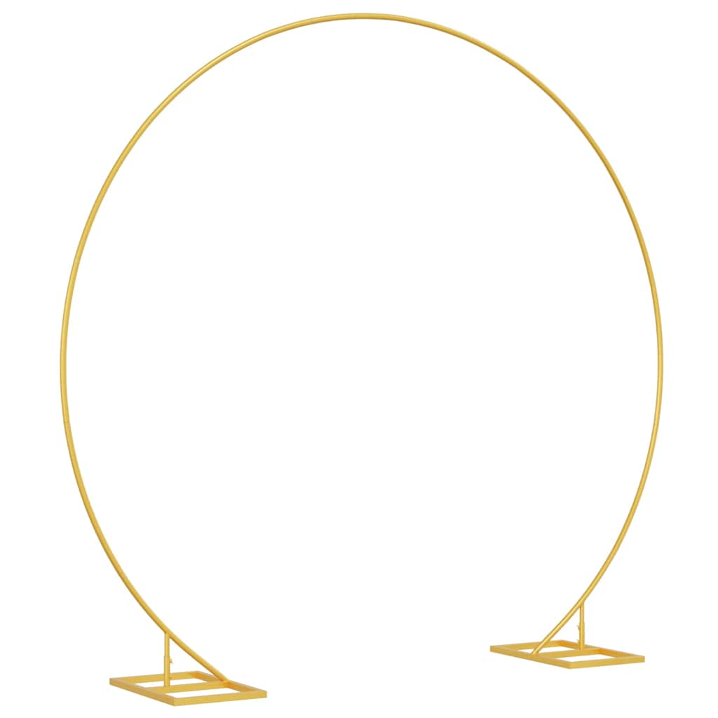 Enkelt Bryllupsbue Guld 220 x 45 x 200 cm Stål