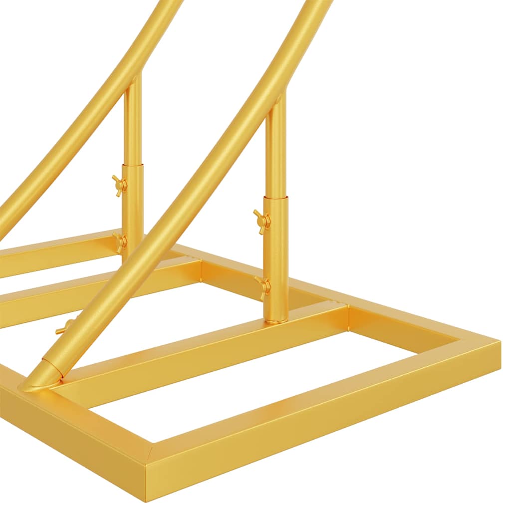Dobbelt bryllupsbue Guld 220 x 45 x 200 cm Stål
