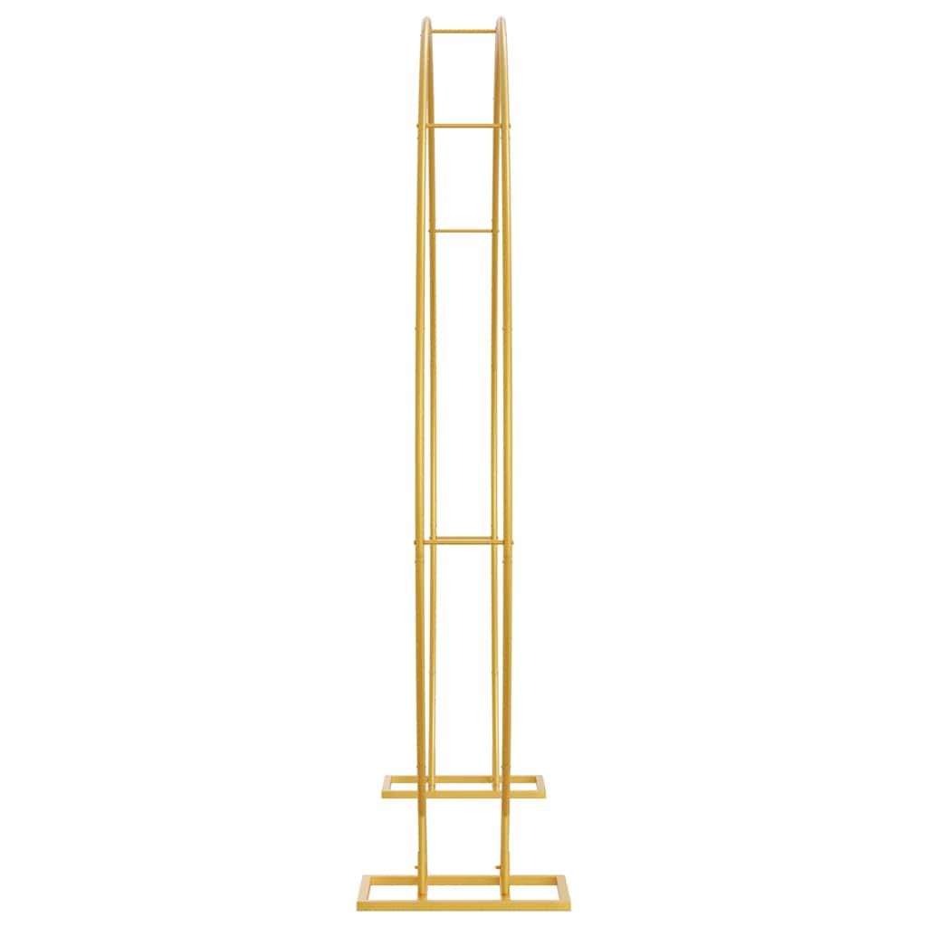 Dobbelt bryllupsbue Guld 220 x 45 x 200 cm Stål