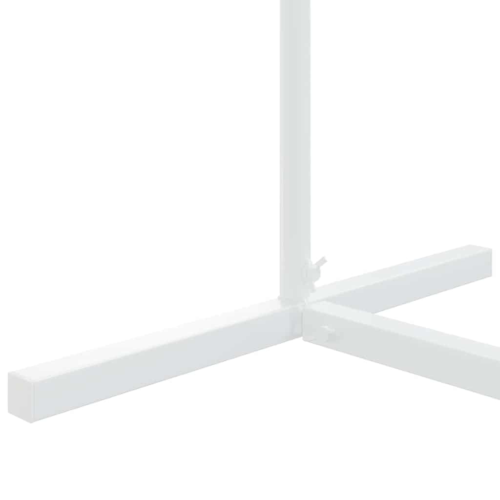 Bryllupsbue 3 stk. Hvid 120 x 40 x 217 cm Stål