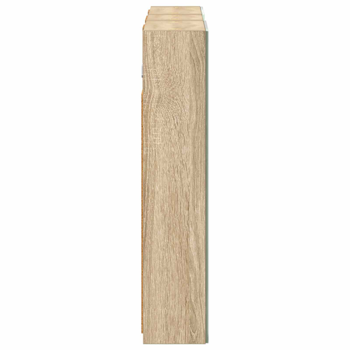 Badeværelsesskabsæt 3 stk. 80 x 10,5 x 50 cm Konstrueret træ
