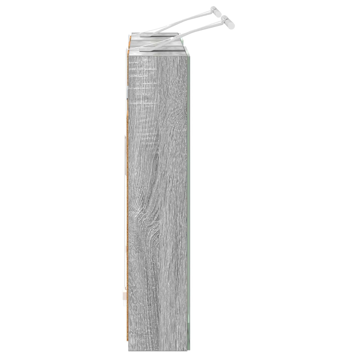 Badeværelsesskabsæt 3 stk. 80 x 10,5 x 50 cm Konstrueret træ