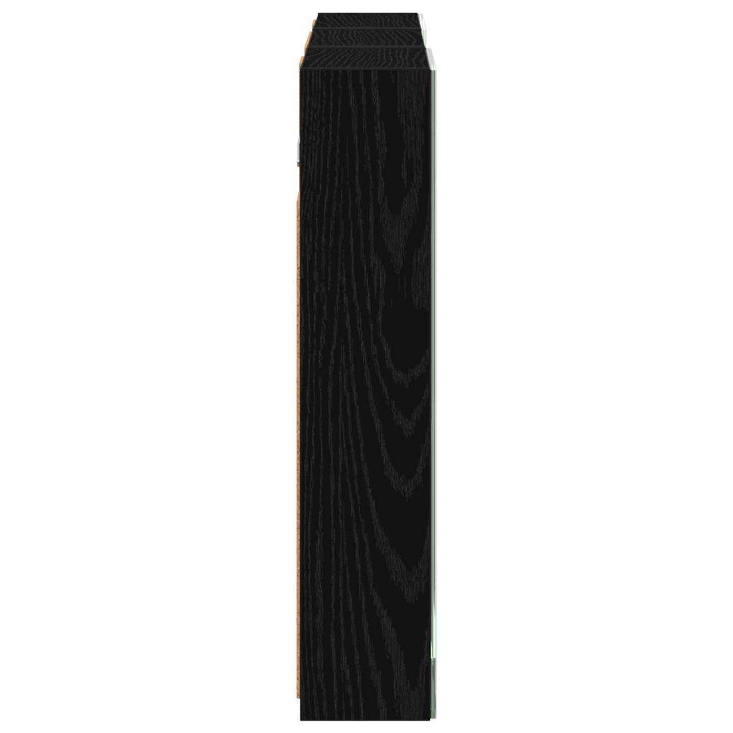 Badeværelsesskabsæt 3 stk. 90 x 10,5 x 50 cm Konstrueret træ