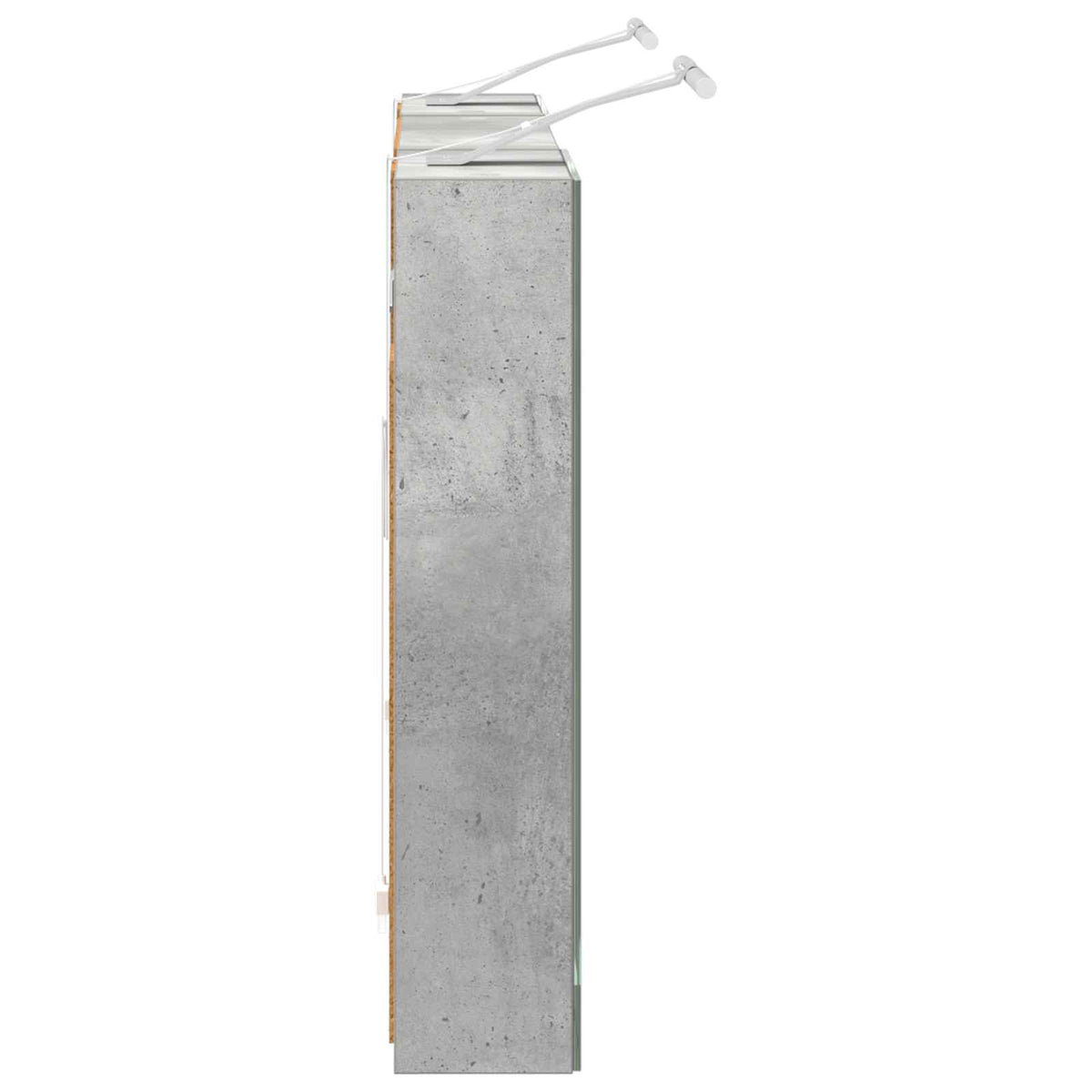 Badeværelsesskabsæt 3 stk. 100 x 10,5 x 50 cm Konstrueret træ