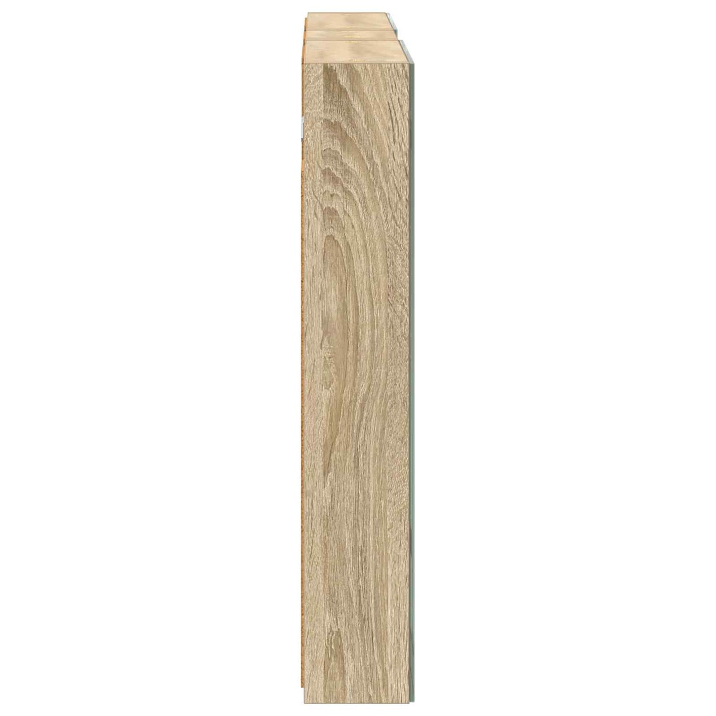 Badeværelsesskabsæt 3 stk. 100 x 10,5 x 60,5 cm Konstrueret træ