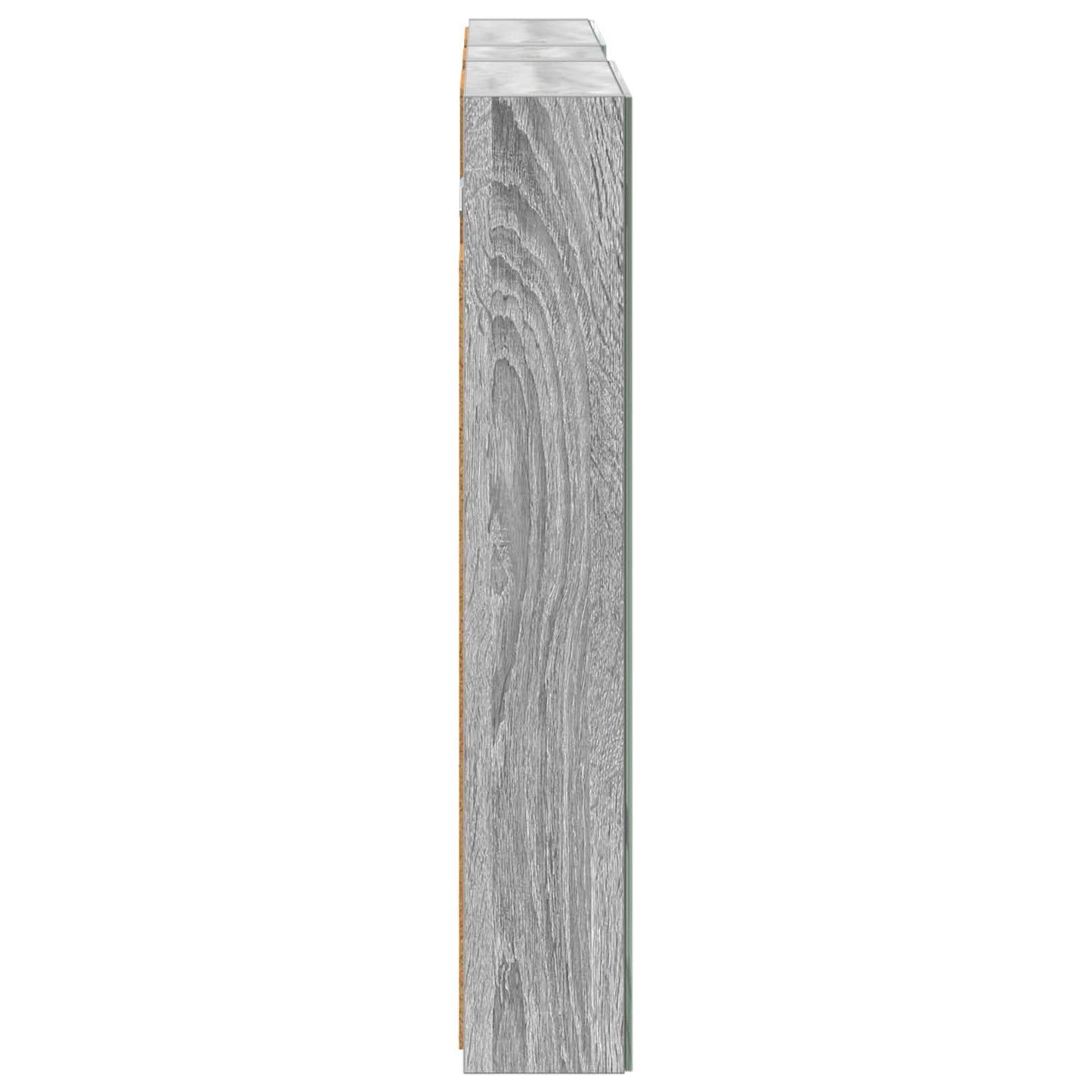 Badeværelsesskabsæt 3 stk. 100 x 10,5 x 60,5 cm Konstrueret træ