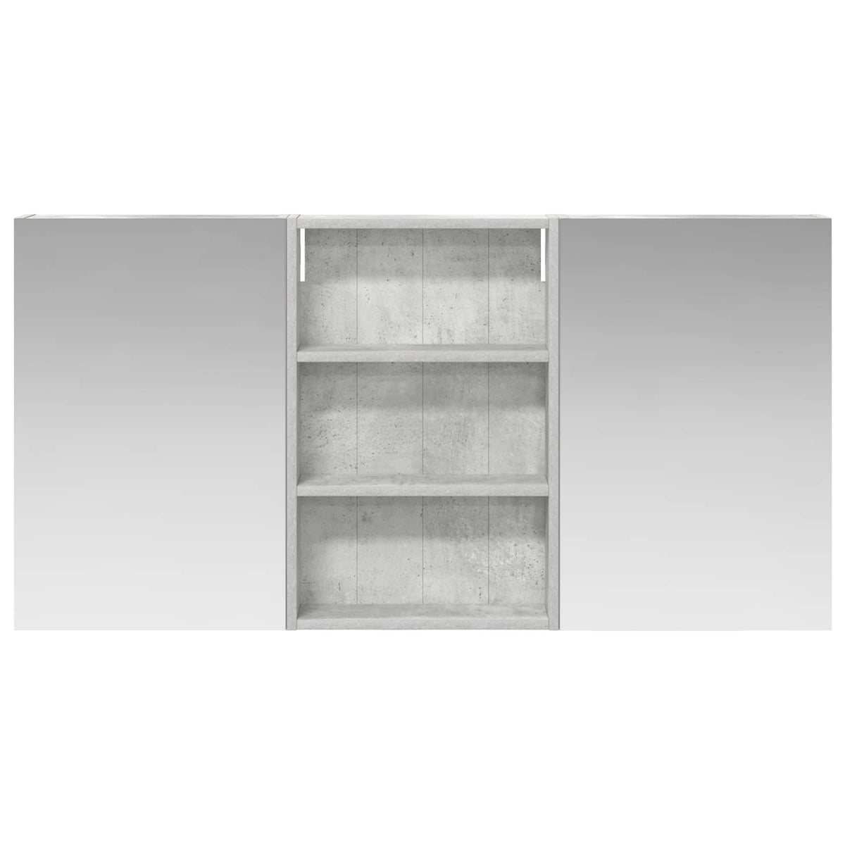 Badeværelsesskabsæt 3 stk. 120 x 10,5 x 60,5 cm Konstrueret træ