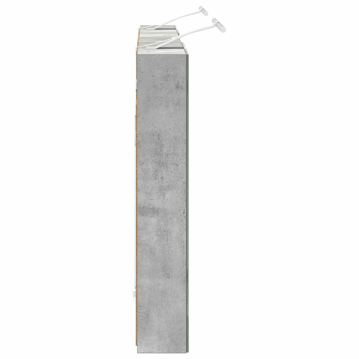 Badeværelsesskabsæt 3 stk. 120 x 10,5 x 60,5 cm Konstrueret træ