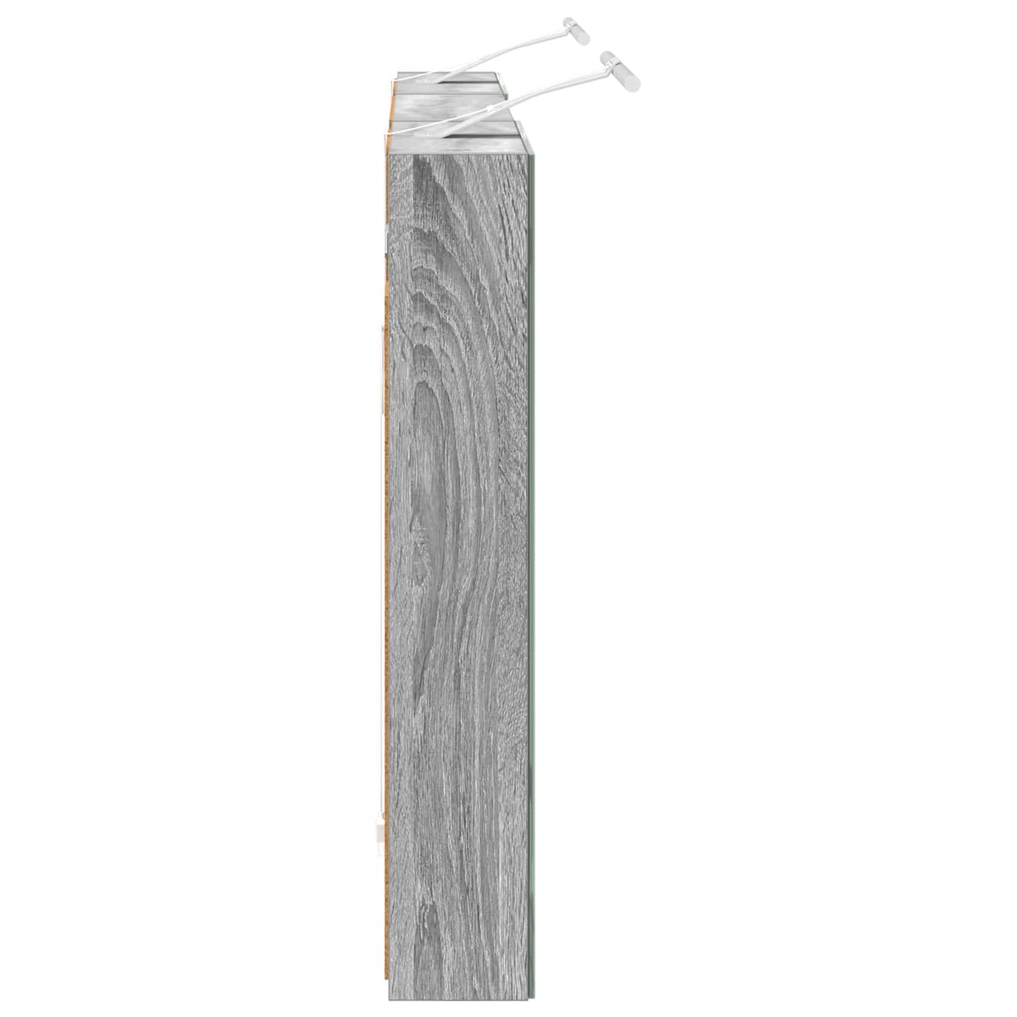 Badeværelsesskabsæt 3 stk. 120 x 10,5 x 60,5 cm Konstrueret træ