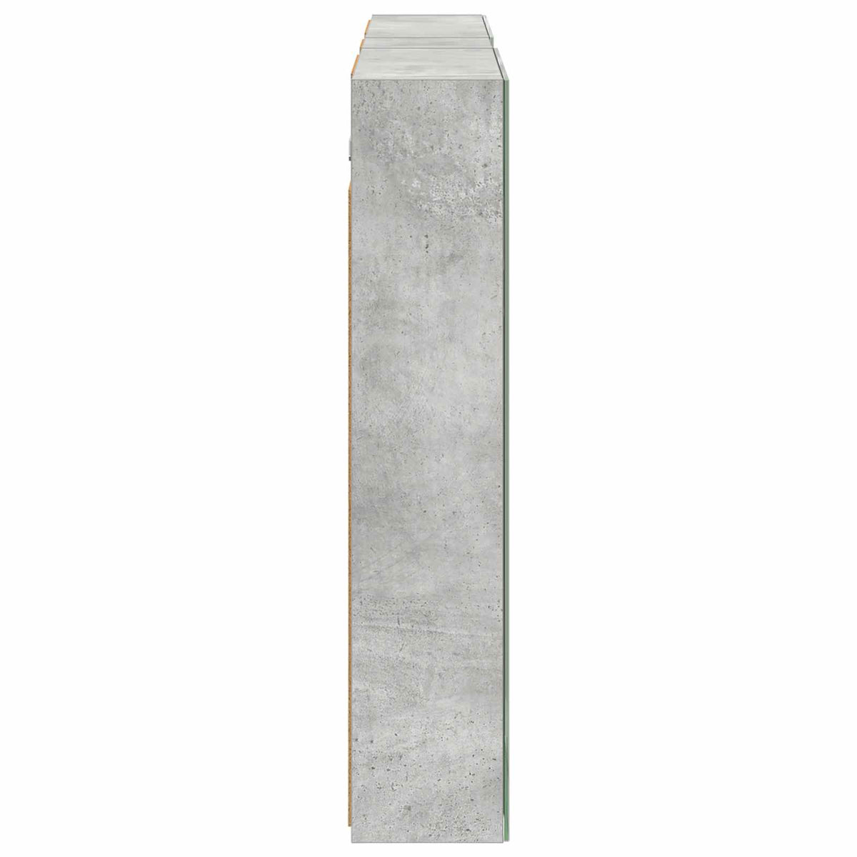 Badeværelsesskabsæt 3 stk. 120 x 14,5 x 70 cm Konstrueret træ