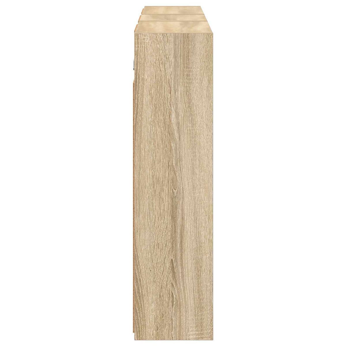 Badeværelsesskabsæt 3 stk. 116 x 16 x 62,5 cm Konstrueret træ