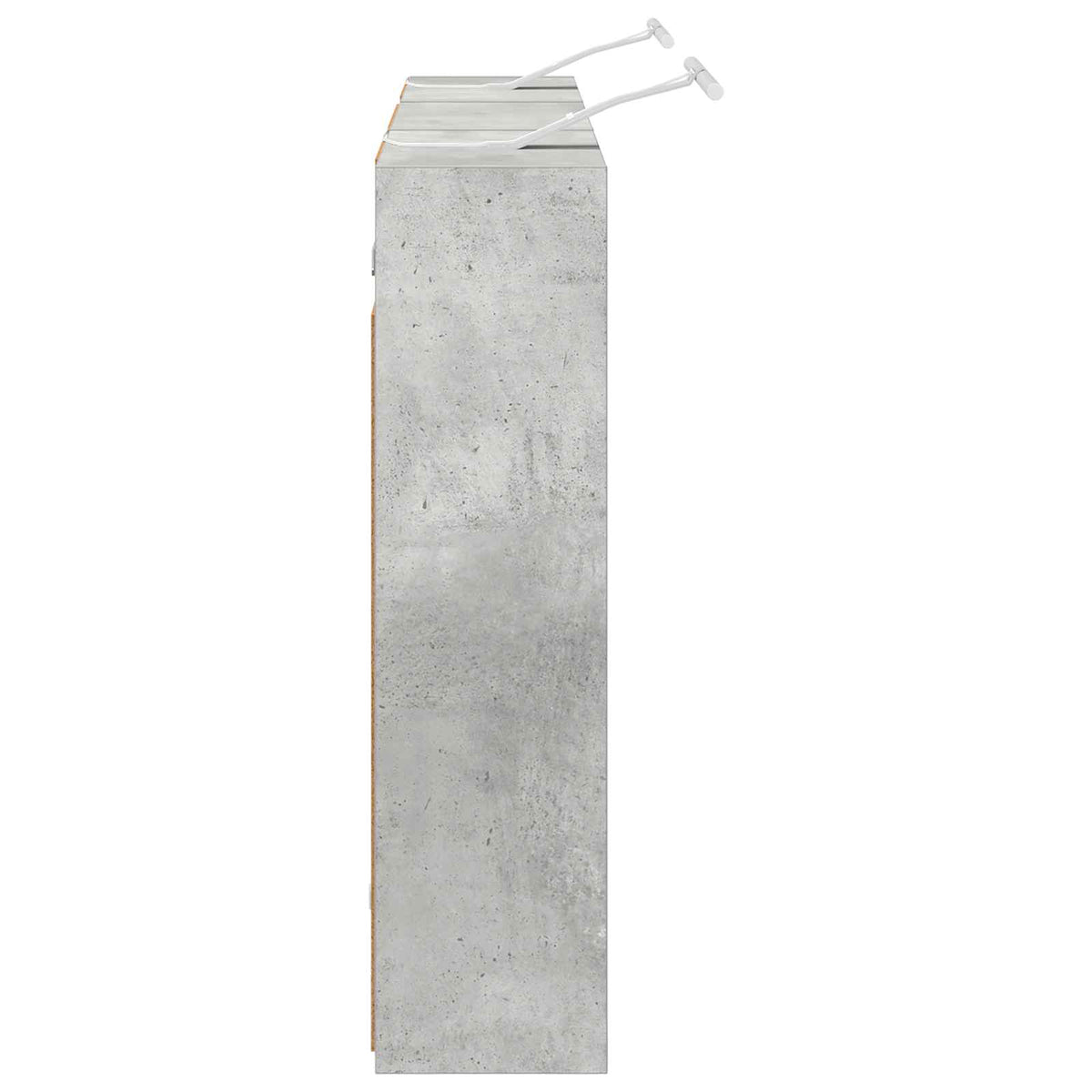Badeværelsesskabsæt 3 stk. 126 x 16 x 62.5 cm Konstrueret træ