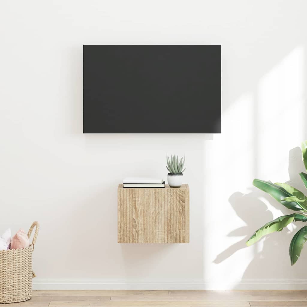 TV vægskab 39 x 31 x 29,5 cm Sonoma Konstrueret træ