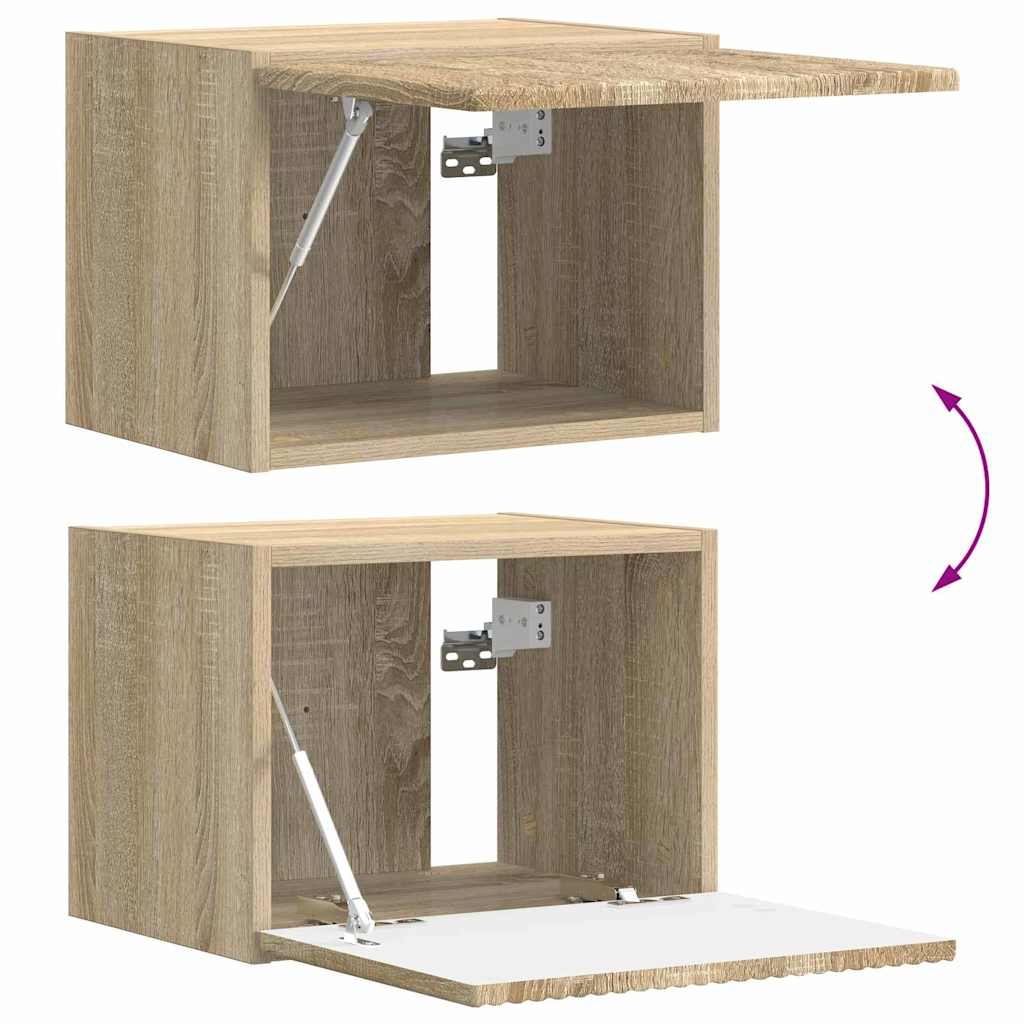 TV vægskab 39 x 31 x 29,5 cm Sonoma Konstrueret træ