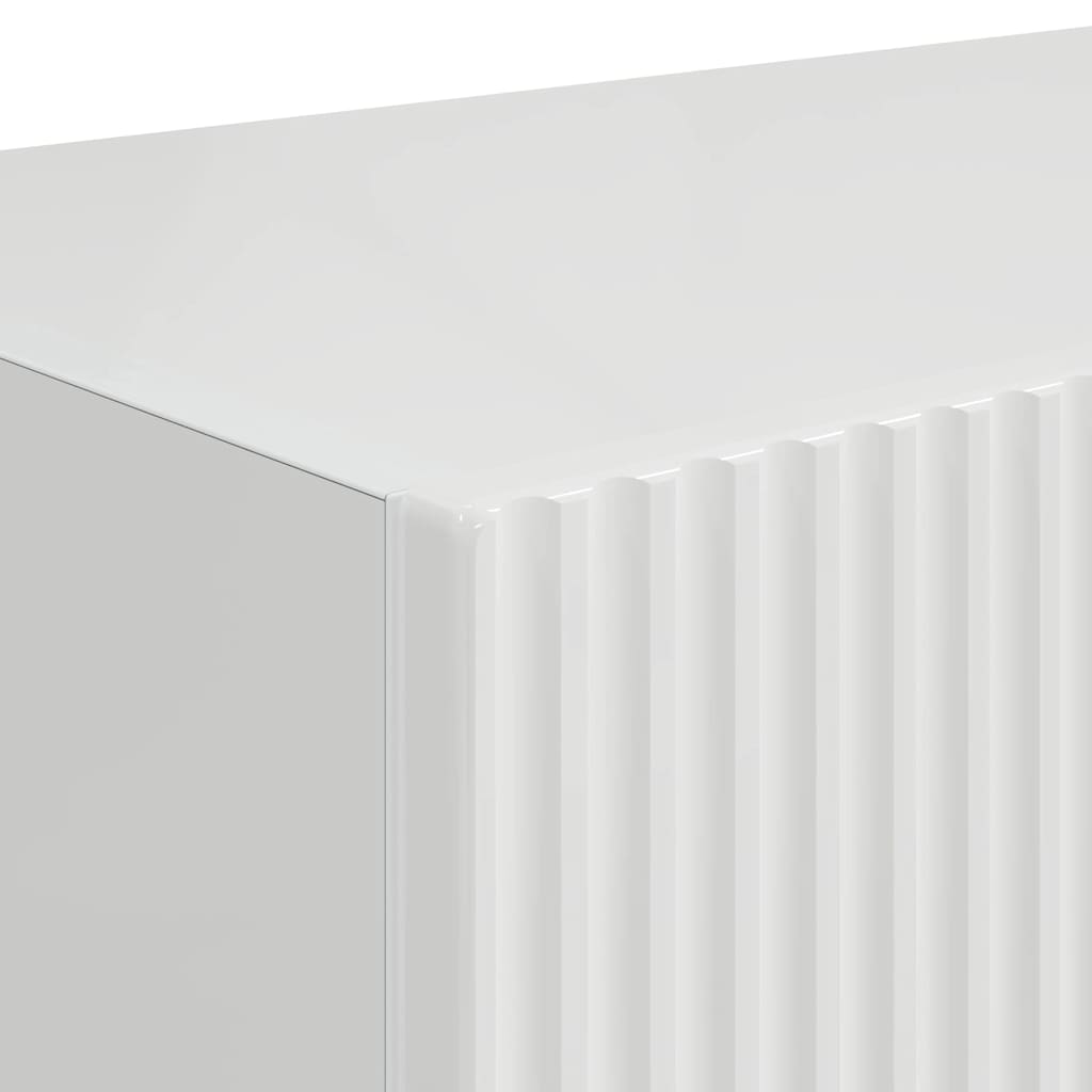 TV vægskab 39 x 31 x 29,5 cm Gloss Hvid Konstrueret træ