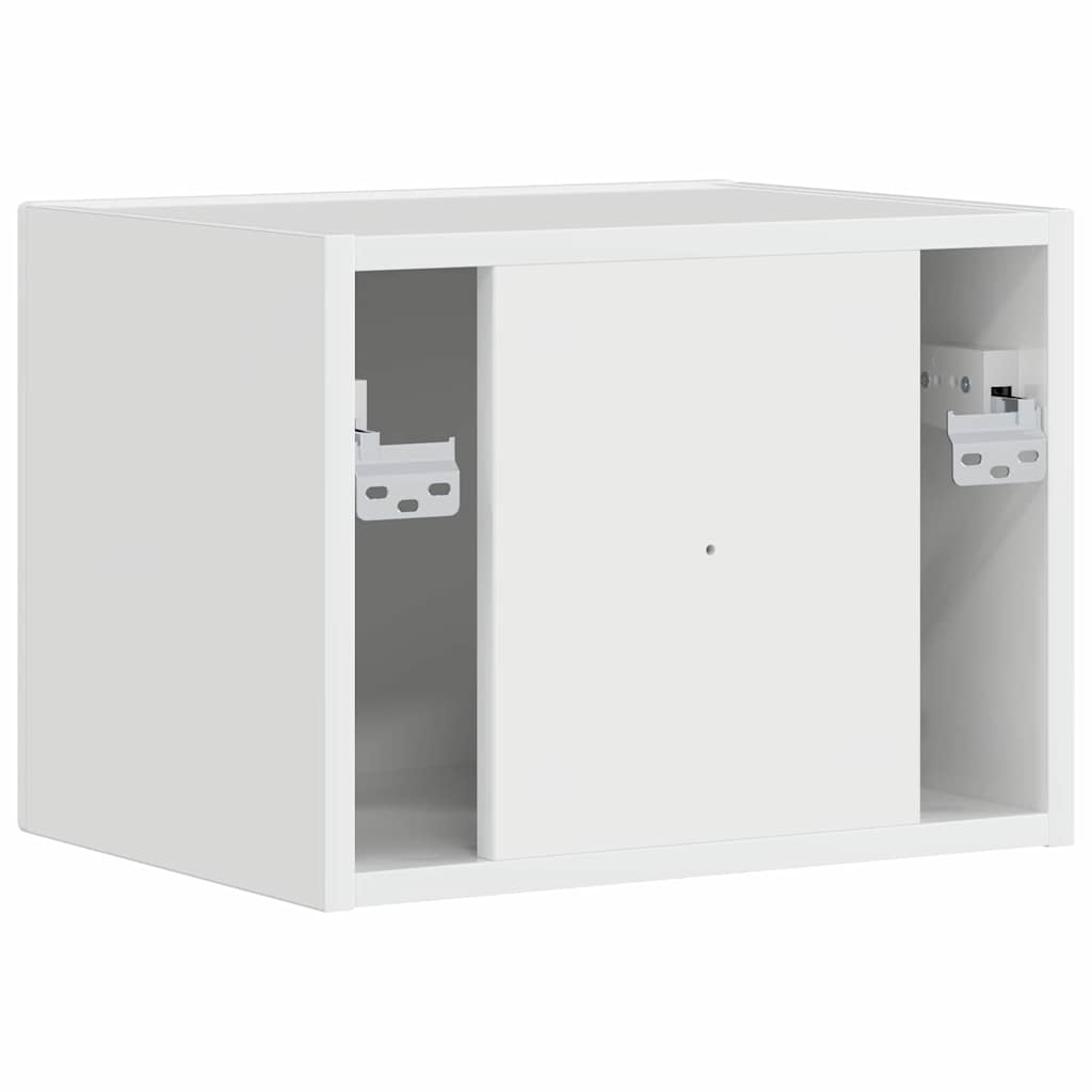 TV vægskab 39 x 31 x 29,5 cm Gloss Hvid Konstrueret træ