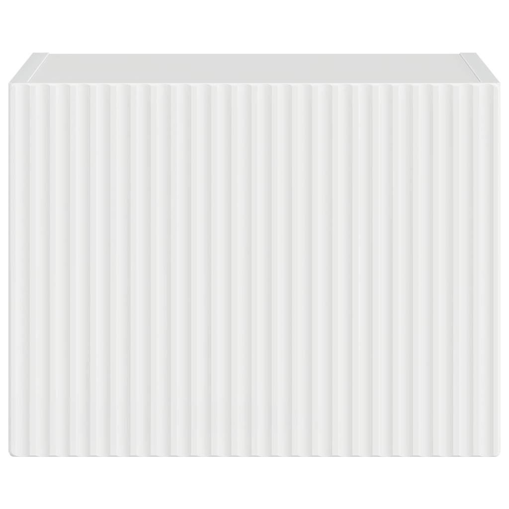 TV vægskab 39 x 31 x 29,5 cm Gloss Hvid Konstrueret træ