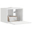 TV vægskab 39 x 31 x 29,5 cm Gloss Hvid Konstrueret træ