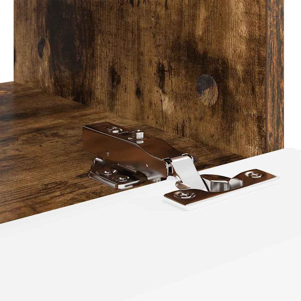 TV vægskab 39 x 31 x 29,5 cm Røget eg Konstrueret træ