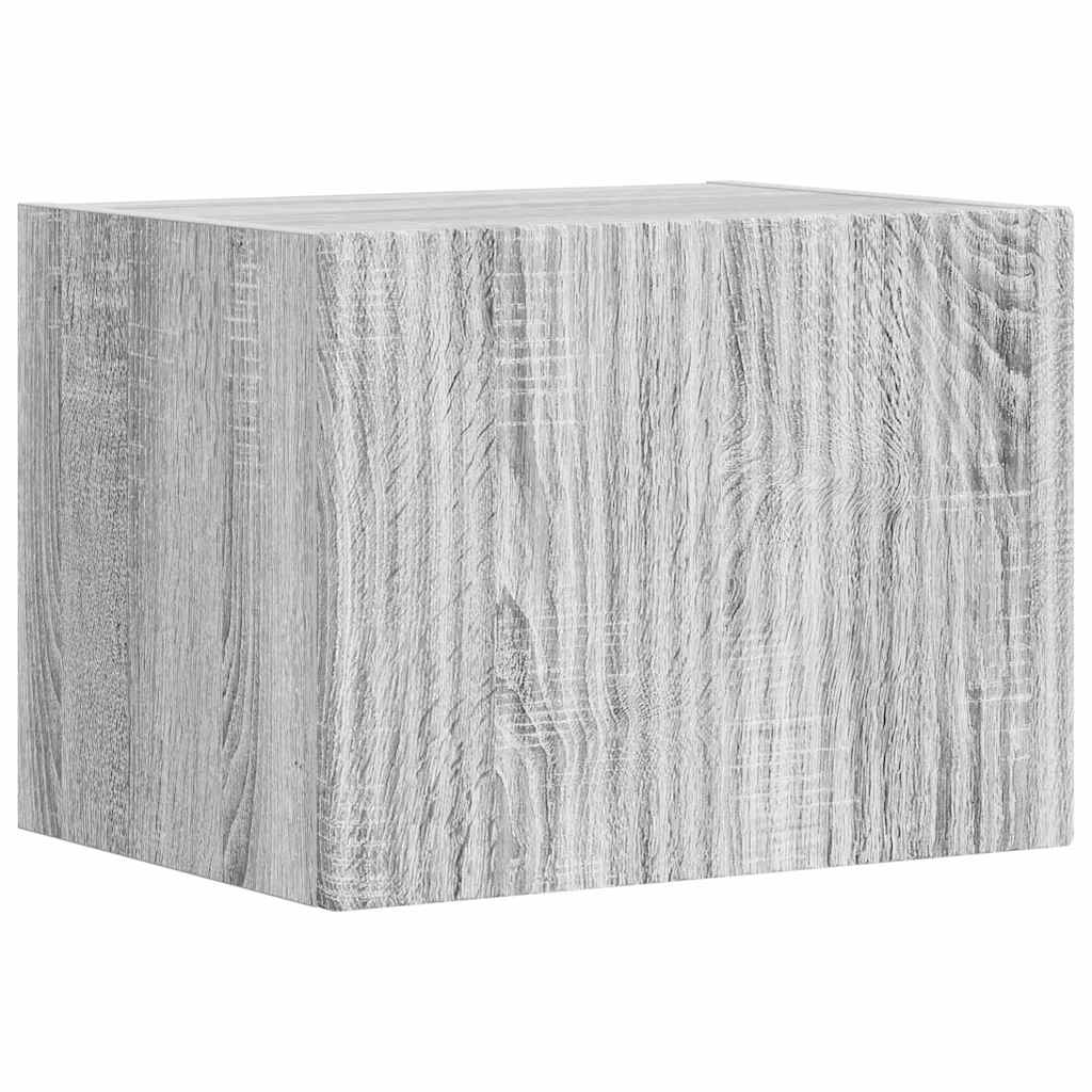 TV vægskab 39 x 31 x 29,5 cm Grå Sonoma Konstrueret træ