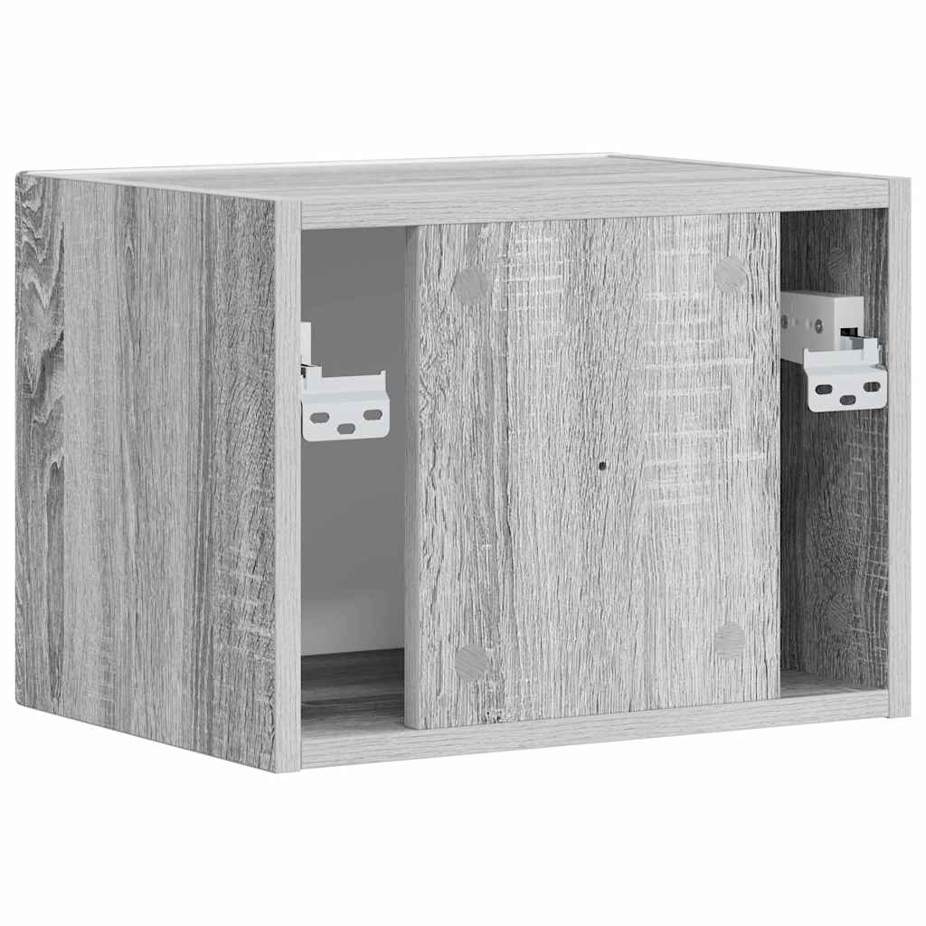 TV vægskab 39 x 31 x 29,5 cm Grå Sonoma Konstrueret træ