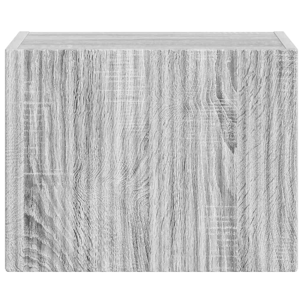 TV vægskab 39 x 31 x 29,5 cm Grå Sonoma Konstrueret træ