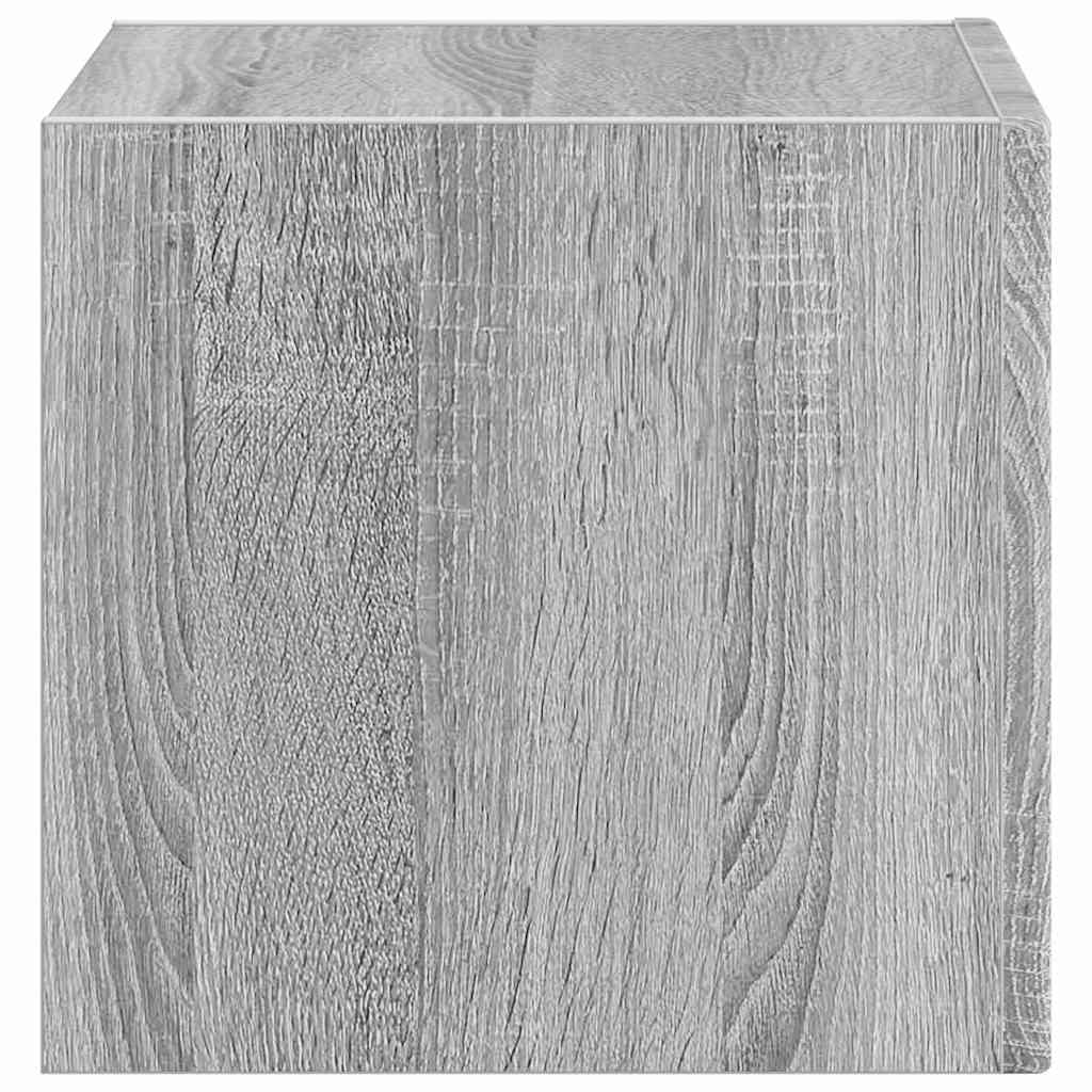TV vægskab 39 x 31 x 29,5 cm Grå Sonoma Konstrueret træ