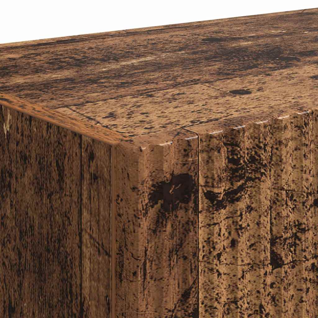 TV vægskab 39 x 31 x 29,5 cm Gammelt træ Konstrueret træ