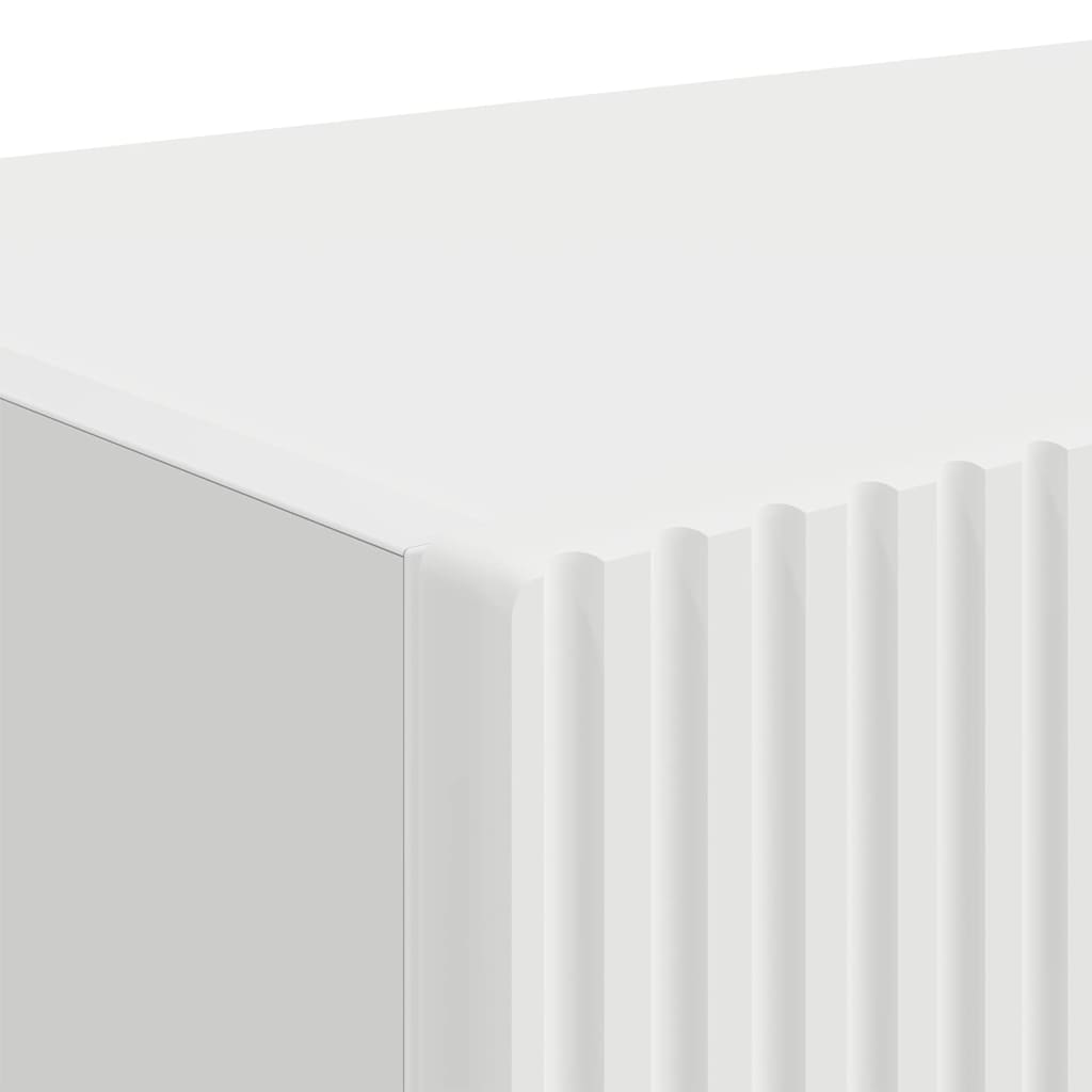 TV vægskab 60 x 31 x 29,5 cm Hvid Konstrueret træ