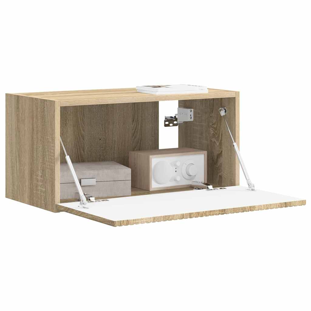 TV vægskab 60 x 31 x 29,5 cm Sonoma Konstrueret træ