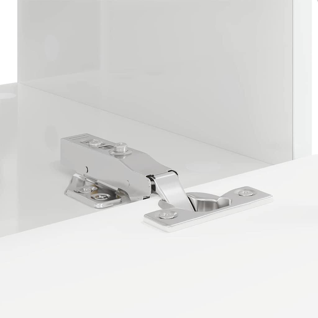 TV vægskab 60 x 31 x 29,5 cm Gloss Hvid Konstrueret træ