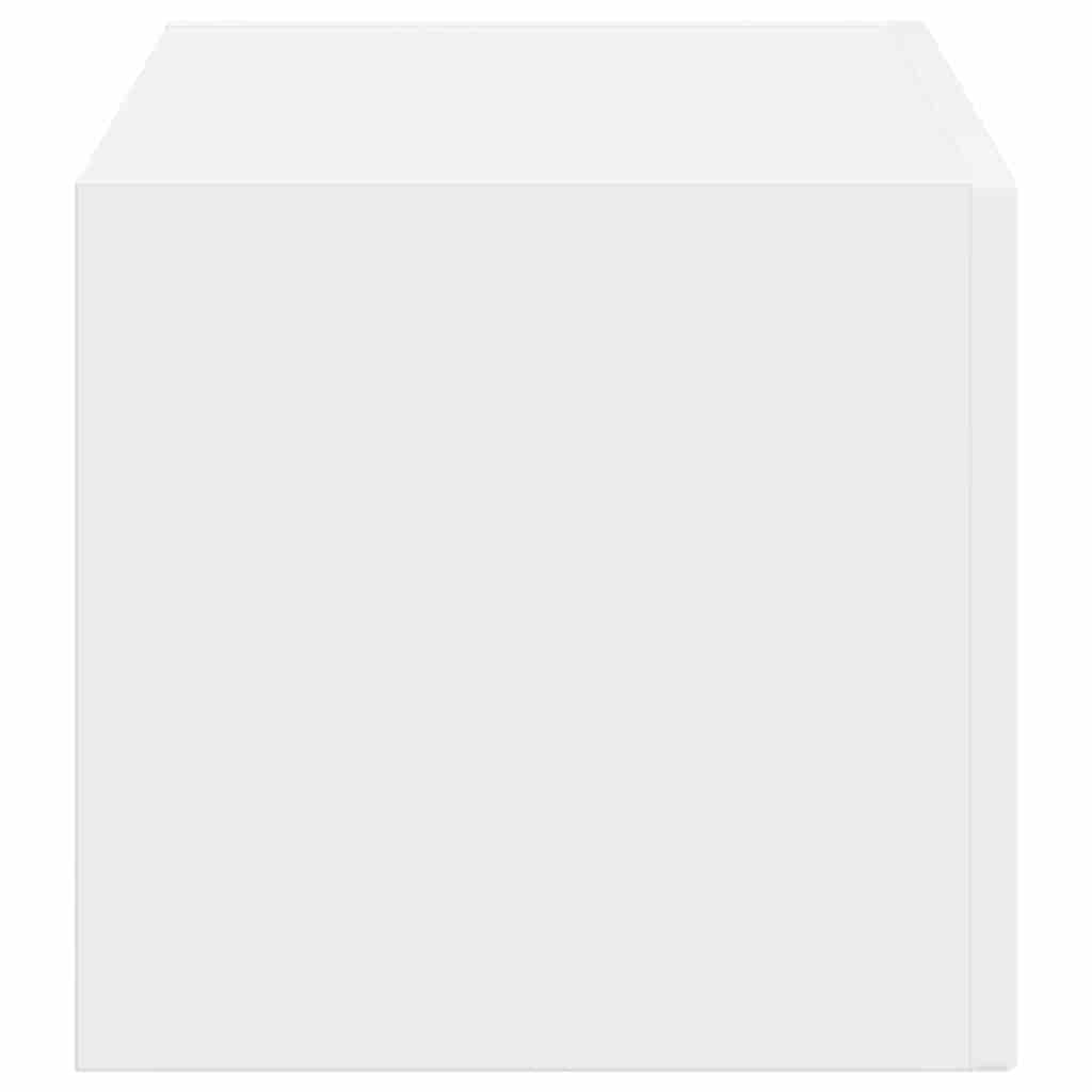 TV vægskab 60 x 31 x 29,5 cm Gloss Hvid Konstrueret træ