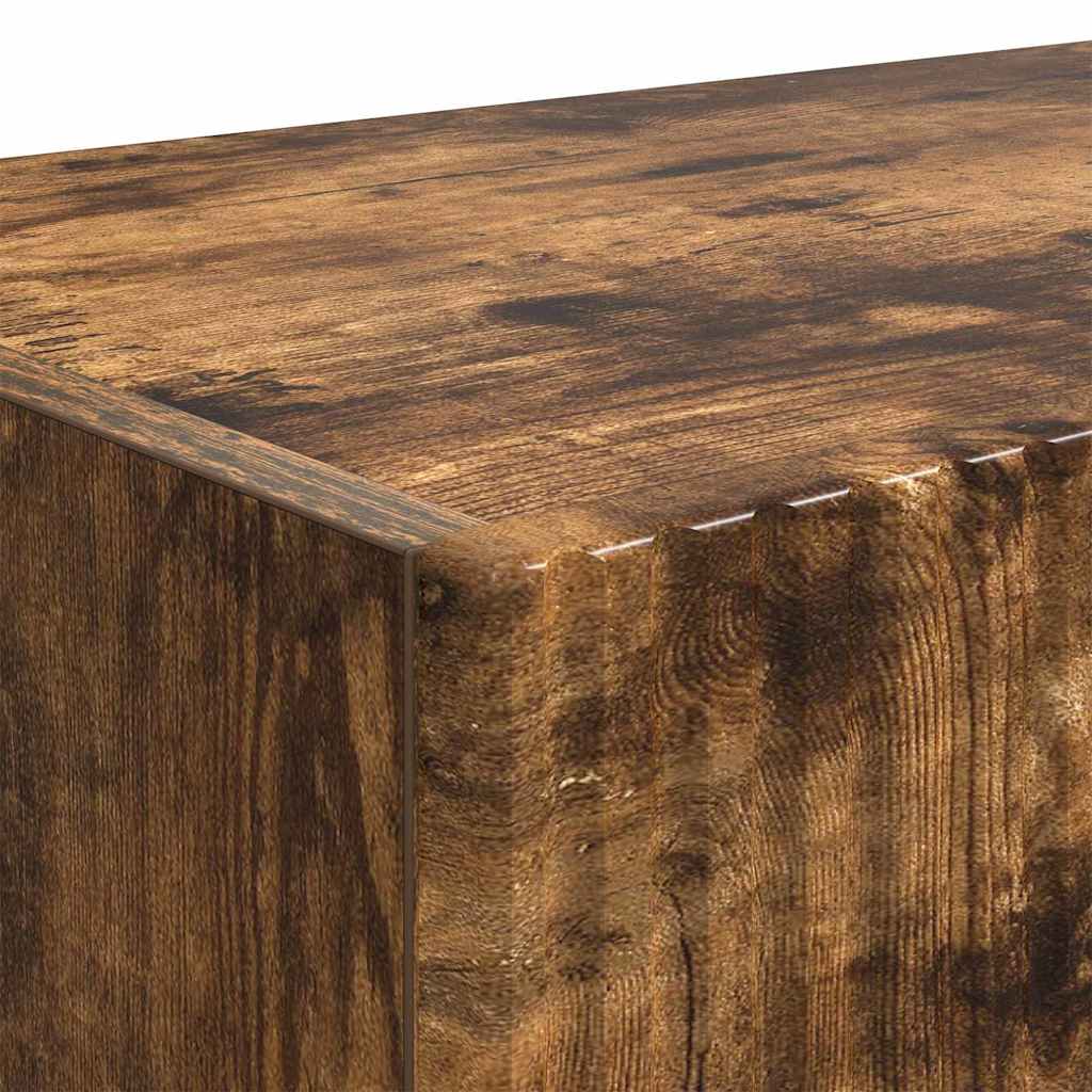 TV vægskab 60 x 31 x 29,5 cm Røget eg Konstrueret træ