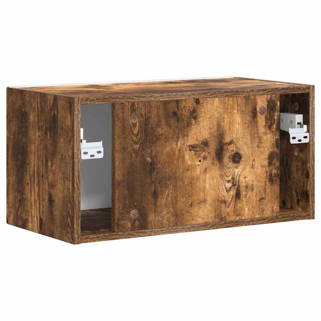 TV vægskab 60 x 31 x 29,5 cm Røget eg Konstrueret træ
