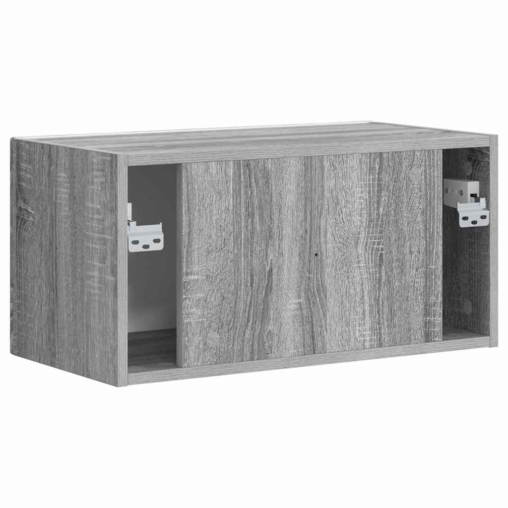 TV vægskab 60 x 31 x 29,5 cm Grå Sonoma Konstrueret træ