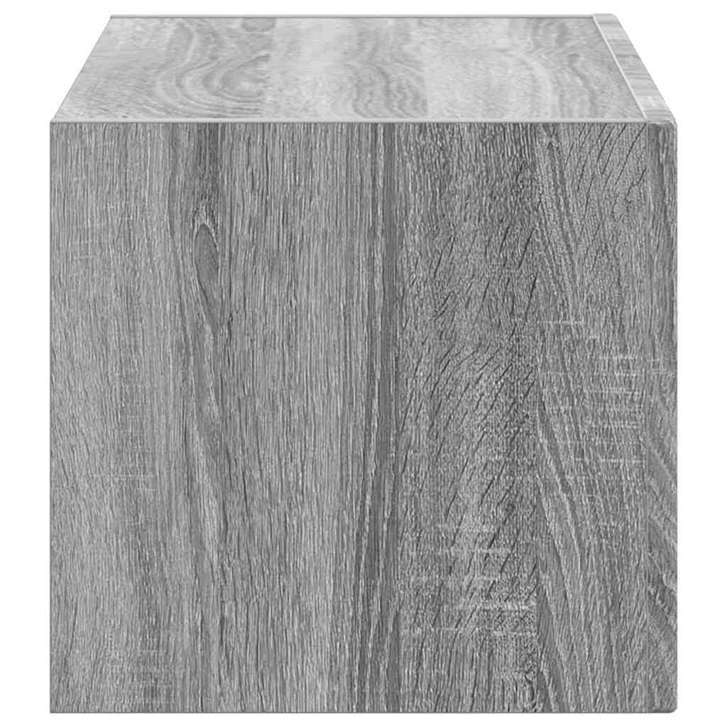 TV vægskab 60 x 31 x 29,5 cm Grå Sonoma Konstrueret træ